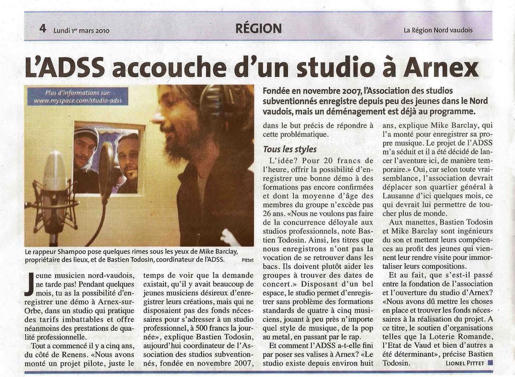 La Région ADSS