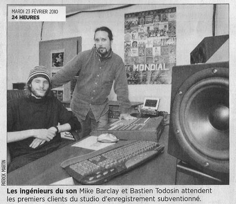 studio enregistrement rap pop rock vaud lausanne  vevey montreux yverdon genève fribourg sion martigny